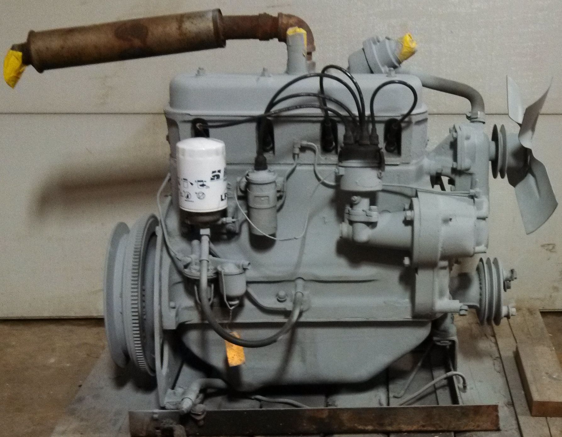 Engine Good Running Allis Chalmers 226 S/N 1745438 Compression Tested