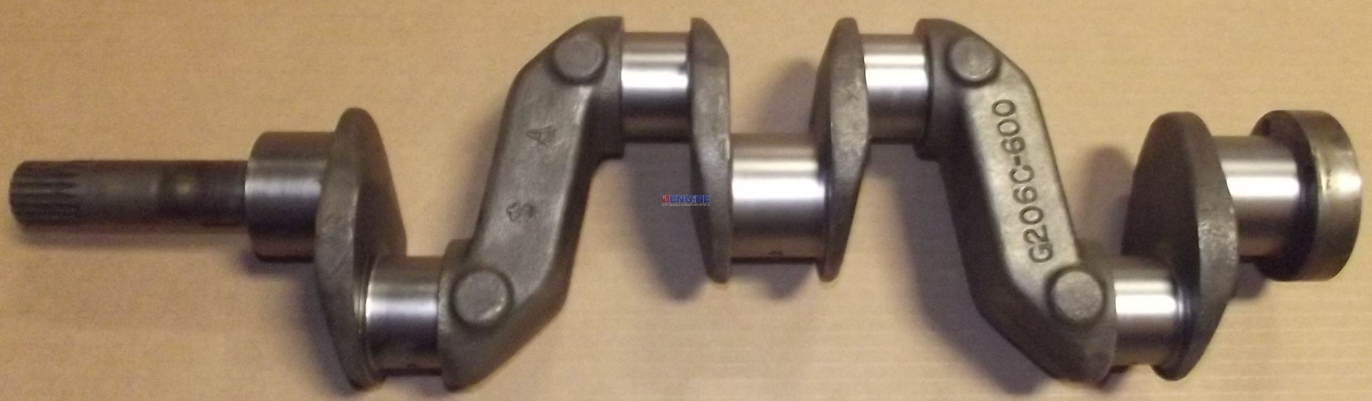 Crankshaft Remachined Continental 206 G206C600 Stroke 4.50" Rod 2.062"