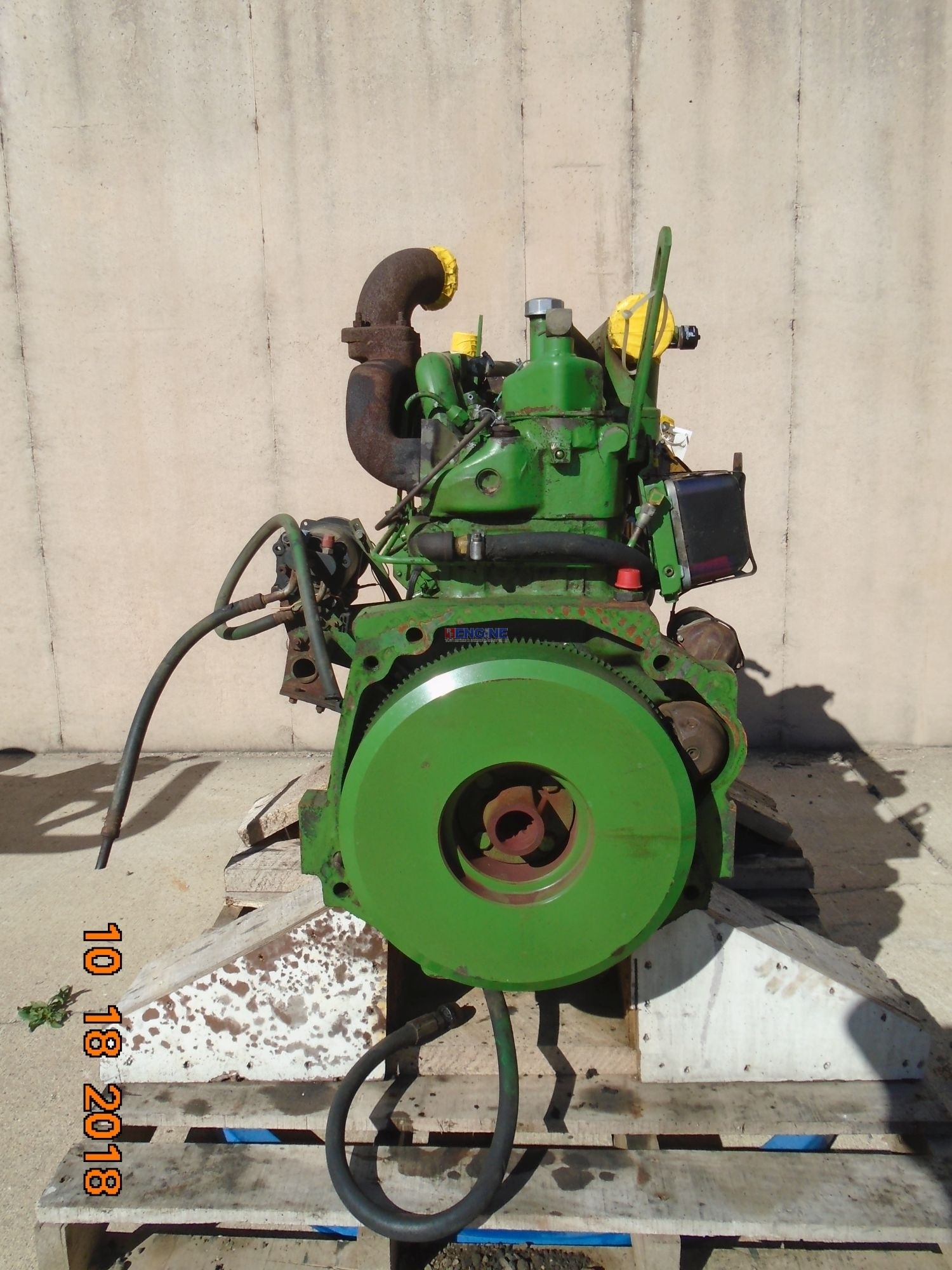 R. F. Engine John Deere 6.329 Engine Complete Good Runner ...