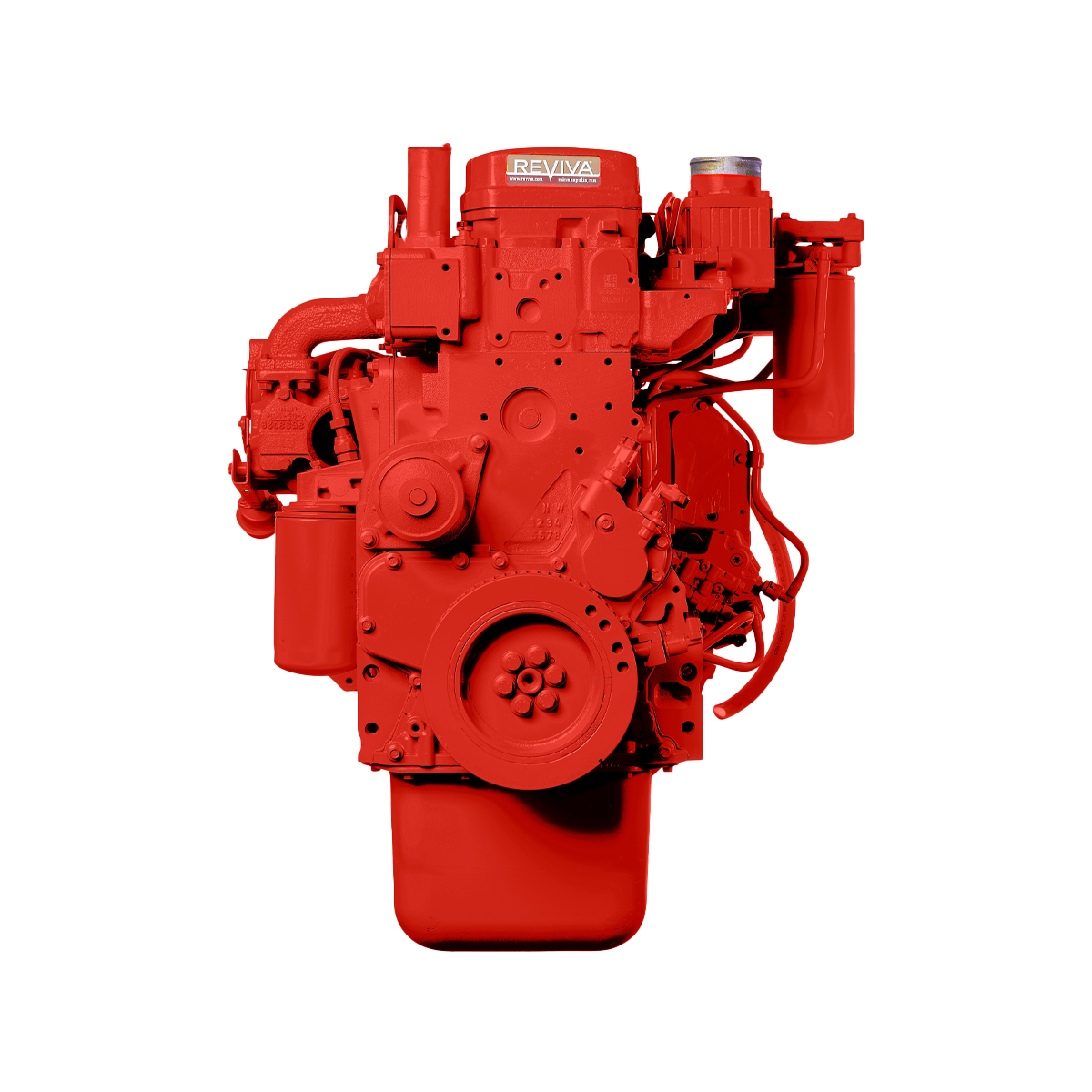 Cummins QSB 4.5L (Ground Support, Gen Set, 110 HP @ 1800 RPM, Common Rail) Complete Reman Drop-In Engine | 65G7D110B