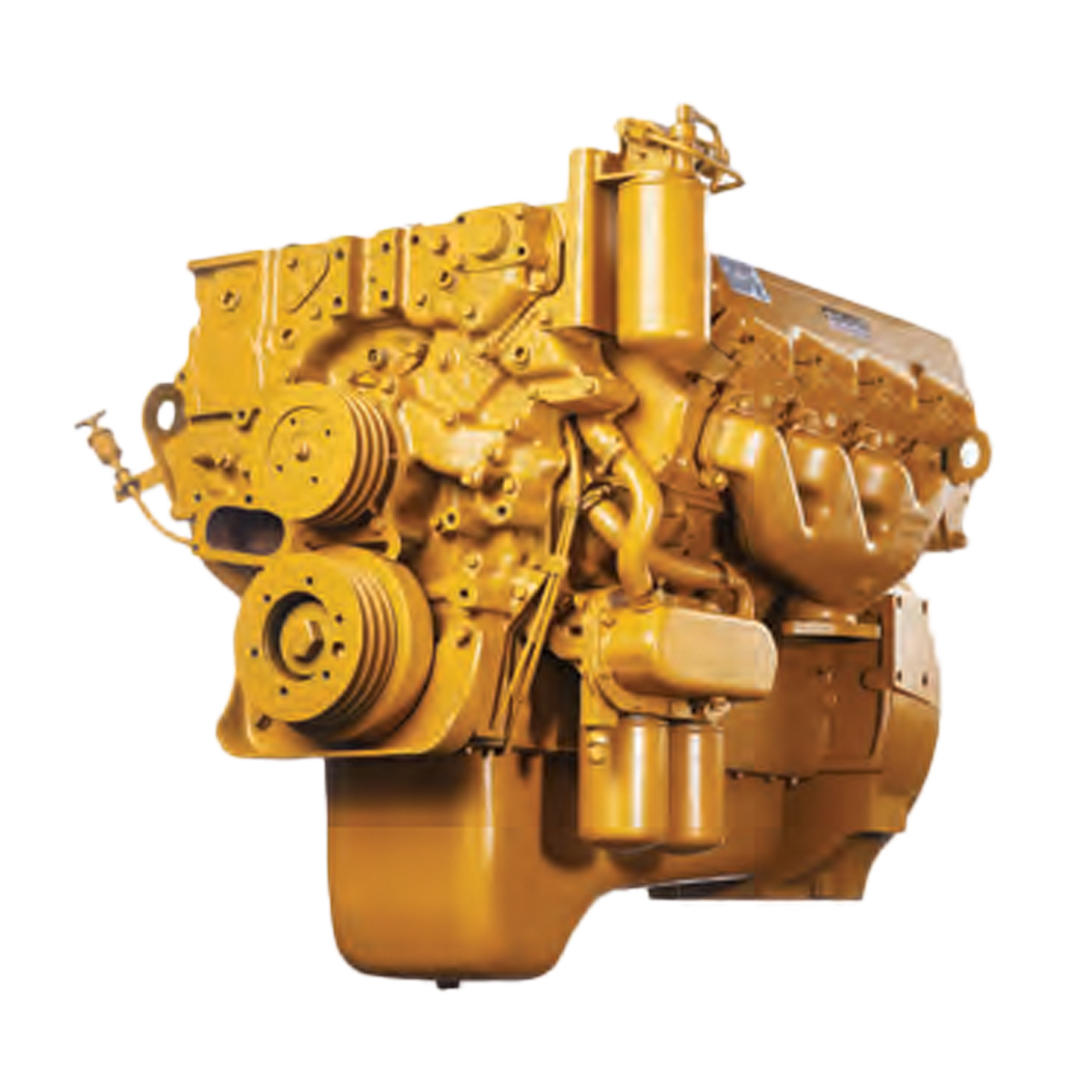 Caterpillar 3208 (210 HP, Double Drilled Bell Housing) Complete Reman Drop-In Engine | 58D4D210D