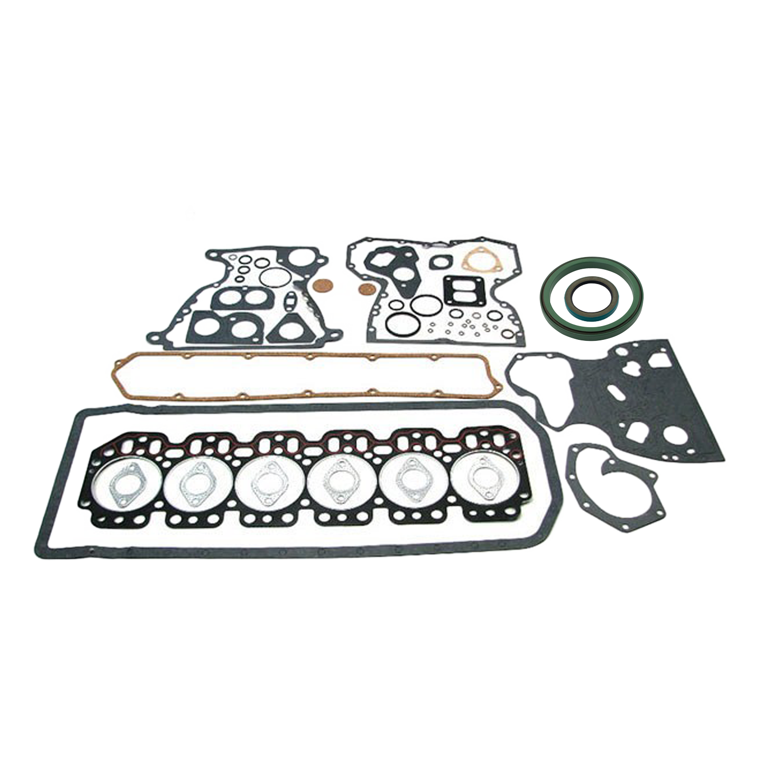 John Deere 6359D, 6359T, 6059D, 6059T Full Engine Gasket Set with Crank Seals | Replaces RE501580
