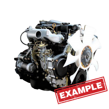 Isuzu 4JB1-PK01 Complete Reman Drop-In Engine | 4JB1B843