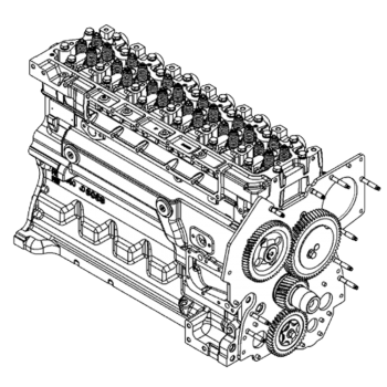 John Deere 6068HT055, 200CLC, 270CLC, 2054 OEM Reman Complete Block Assembly | Replaces SE501149