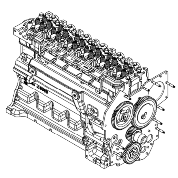 John Deere 6068HT055, 200CLC, 270CLC, 2054 OEM Reman Complete Block Assembly | Replaces SE501149